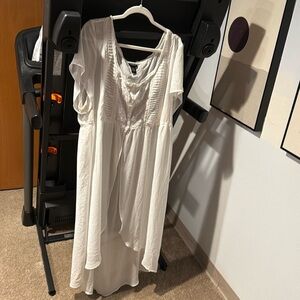 Torrid white over jacket